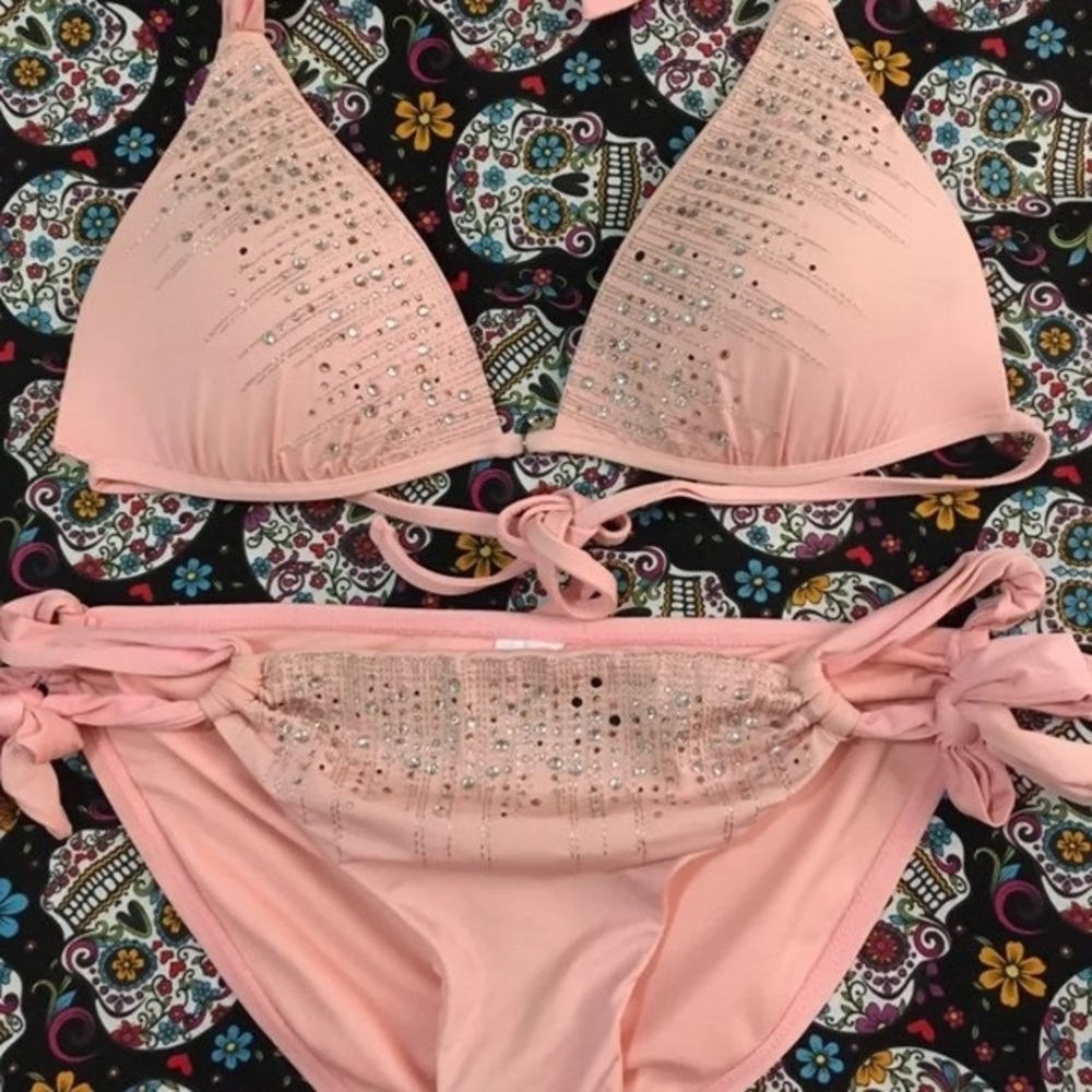Miss me bikini set pink